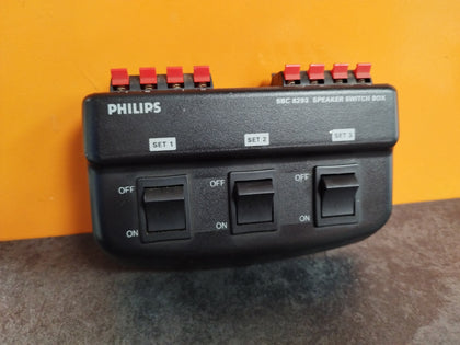 philips sbc 8293 3 way speaker switch box