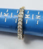 9ct Gold Half Eternity Diamond ring Size L 1/2