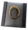 9ct Gold Ring With Blue And Green Stones 3.2g