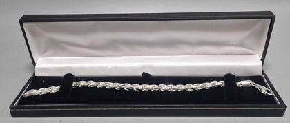 925 Silver Rope Bracelet 22.3G 9