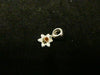 Clogau Daffodil silver/welsh gold dangling charm