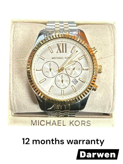 MICHAEL KORS Oversized Lexington Two-Tone Watch