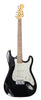 Rockburn Stratocaster Guitar - Black/White with soft case
