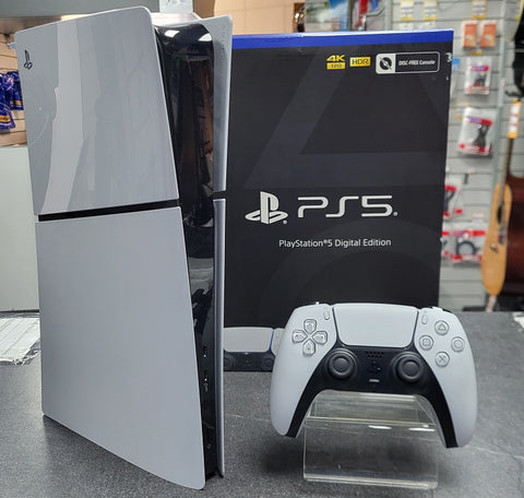 playstation 5 slim digital edition console - 1TB - White - Boxed