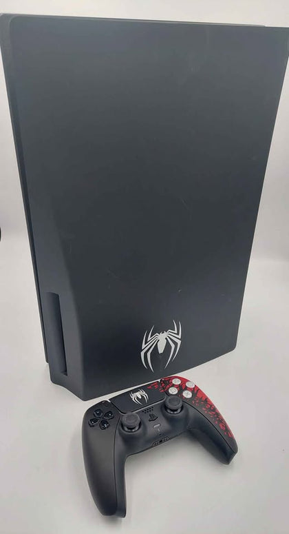 Playstation 5 Console, 825GB, Spider-Man w/Spider-Man Controller, Unboxed