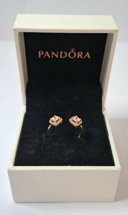 Pandora Rose Square Sparkle Ring Size 50