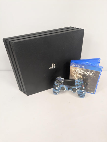 Playstation 4 Pro Console, 1TB Black Fallout 4 Package
