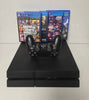 PS4 Console Matt black 1tb with 4 Games