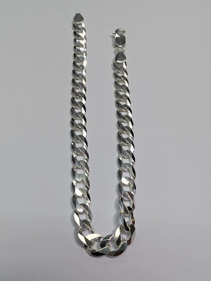 Brand new silver curb bracelet