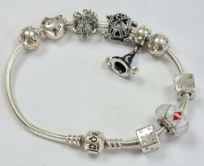 Pandora Bracelet With Charms 21cm
