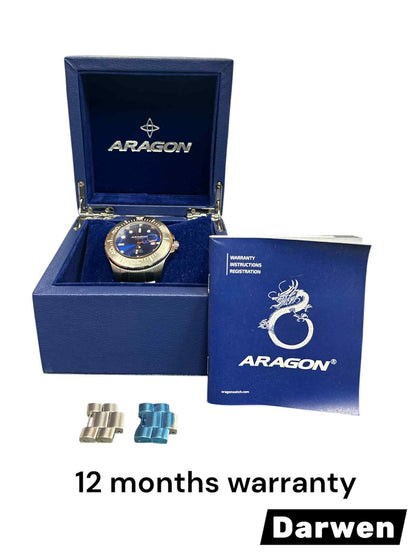 Aragon Divemaster A334 - Stainless steel with blue face
