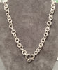 925 Silver Chunky Heart Chain
