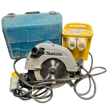 Makita 5704R Corded Circular Saw and Transformer - Boxed **COLLECTION ONLY**