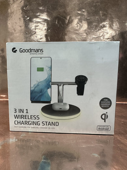 Goodmans 3 in 1 Wireless Charging Stand.