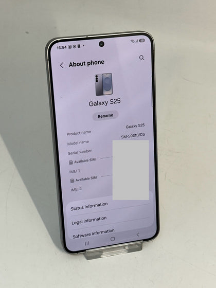 Samsung Galaxy S25 SM-S931B 12GB 256GB SILVER Shadow
