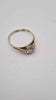9ct Yellow Gold Ring With Big CZ Stone - Size Q - 1.82 Grams