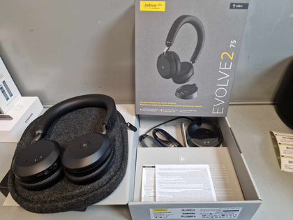 Jabra Evolve2 75 Usb Uc Wireless Headset Excellent Condition.