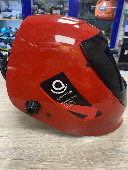* AUTO HELMET RED