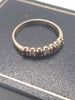 (9ct Hallmarked&Tested), Gold Ring With Red And White Gems, Weight: 1.20g, Size L