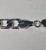 925 silver figaro Style Bracelet