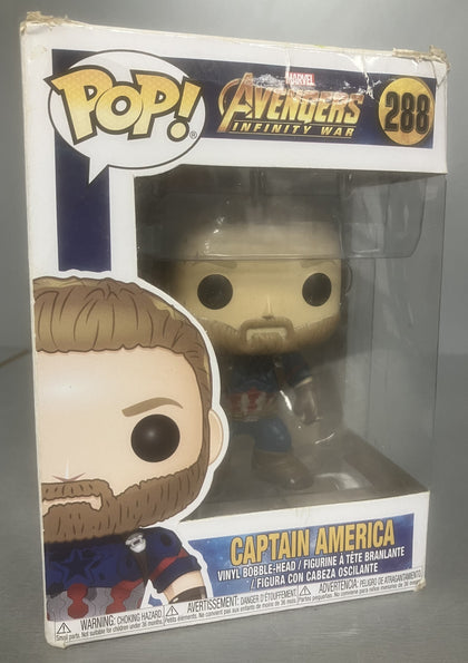 ** Collection Only ** Funko Pop! Marvel Infinity War Captain America #288