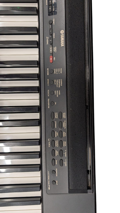 Yamaha P-80 Electronic Piano Keyboard 88 Key Black Music Instruments
