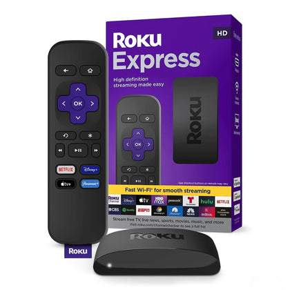 Roku Express 3960R Streaming Media Player with Remote