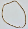 9ct Gold Rope chain 18"