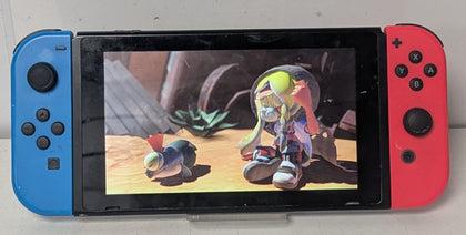 Nintendo Switch Neon Red & Blue + Game