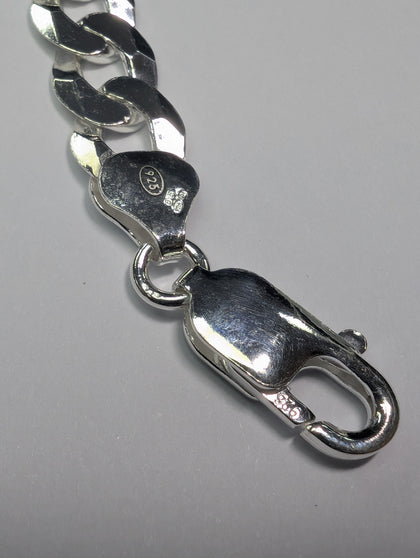 BRAND NEW SILVER 925 CURB BRACELET