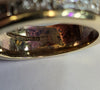 9ct Yellow Gold Ring with Clear Stones - Size O - 13.19g total