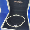 Pandora Bracelet + 'Wife' heart Charm 18.7g silver(925)
