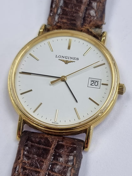 Longines La Grande Classique L4.720.2 Gold Quartz Men Vintage Watch