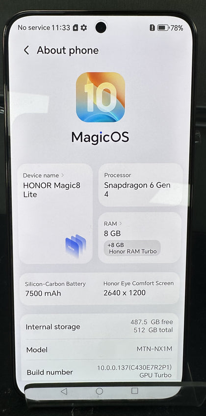 Honor Magic  8 Lite