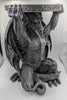 *Collection Only* Black Dragon Side Table, Gothic Design, With Box