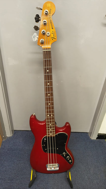 Fender Musicmaster Bass (1978) made in USA Glossy Red Woodgrain COLLECTION ONLY - Great Yarmouth