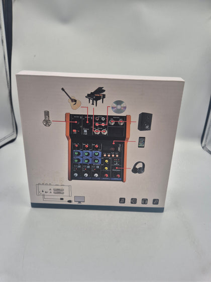 Professional 4Channel Mixing Console AUX Plus Effects Processor Boxed
