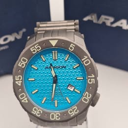 Aragon Sea Charger G2 Automatic Watch – 50mm Stainless Steel Diver – NH35 Movement – Boxed