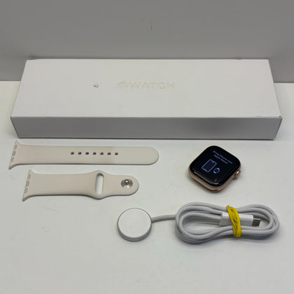 Apple Watch Series 11 42mm Rose Gold Aluminum Case Light Blush Sport Band