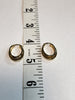 9ct Yellow Gold Triple Band Hoop Earrings - 2.30g - Hallmarked