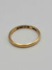22ct Yellow Gold Thin Wedding Band Ring - Size K - 2.03 Grams