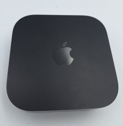 Apple TV 4K 3rd gen 64GB streaming box with Apple remote and power supply cable unboxed