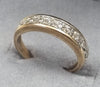9ct Gold Diamond Ring Size L