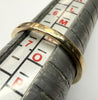 14ct gold diamond ring size N