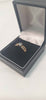 9ct Yellow Gold Ladies Ring With Purple Stones - Size Q - 1.51 Grams