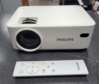 Philips NeoPix 100 NPX100 Portable Home Projector - With Remote