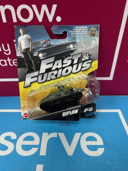 Hot Wheels Ripsaw Fast & Furious 8 Series Fcf57 22/32 Nrfp Olive Green.