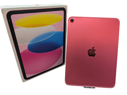 PINK APPLE IPAD 10TH GENERATION WIFI/CELLULAR BOXED PRESTON STORE