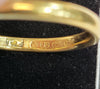 22ct Yellow Gold Band - Size P - 3.19g - Hallmarked