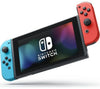 Nintendo Switch Console - Neon Red/Blue & 1 Game